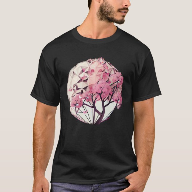 Camiseta A Beautiful Symbol of Renewal Cherry Blossom Tree  (Anverso)