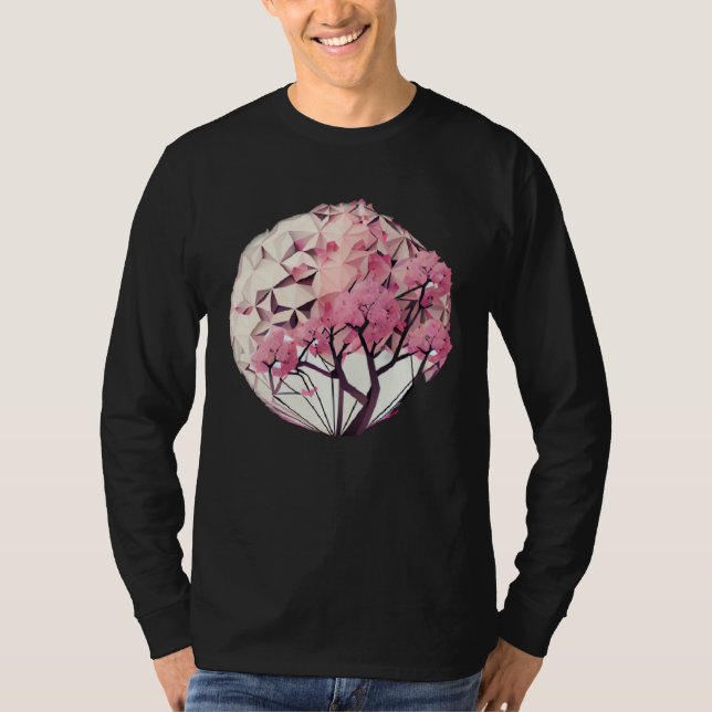 Camiseta A Beautiful Symbol of Renewal Cherry Blossom Tree  (Anverso)