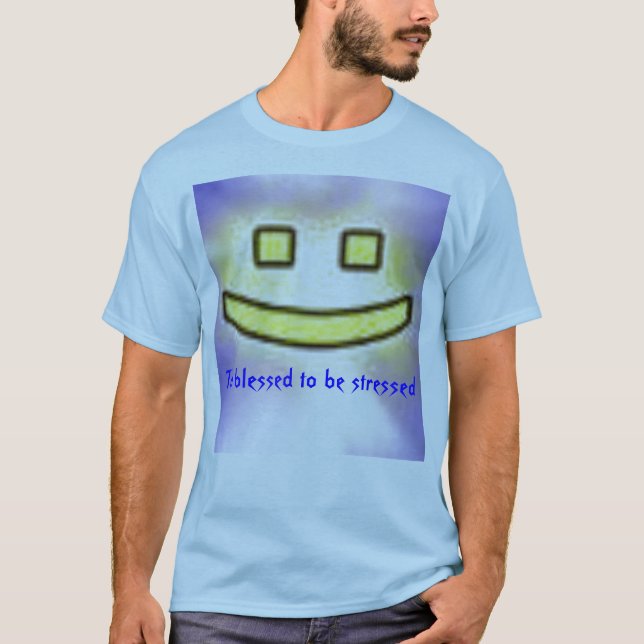 Camiseta A bendecido para ser subrayado (Anverso)