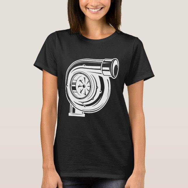 Camiseta A big turbo for car  , perfect outfit for the ever (Anverso)