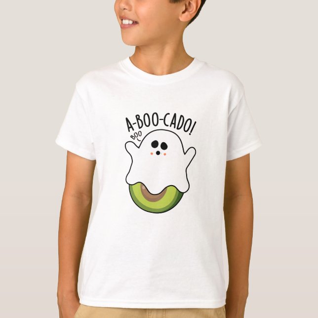 Camiseta A-boo-cado Funny Aguacate Pun (Anverso)