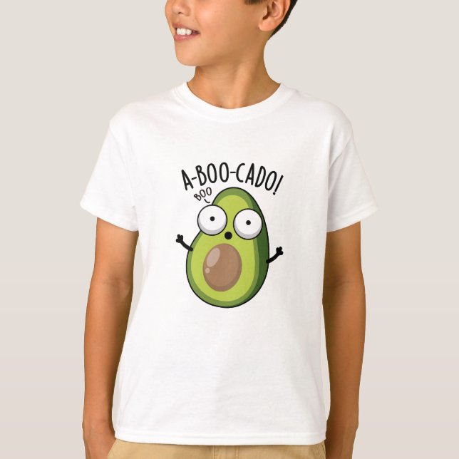 Camiseta A-boo-cado Funny Aguacate Scare Puns (Anverso)