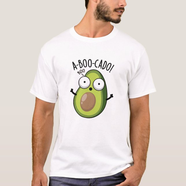 Camiseta A-boo-cado Funny Aguacate Scare Puns (Anverso)