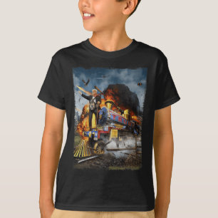 Camiseta A Bordo De La Divertida Tren De Trump, Donald Trum