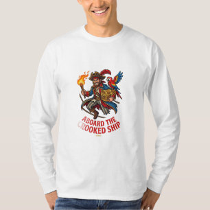 Camiseta A bordo del barco torcido