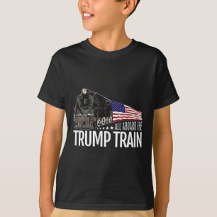 Camiseta A bordo del tren de Trump 2020