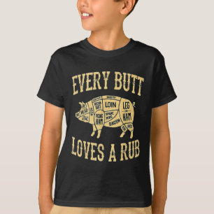 Camiseta A Cada Butt Le Encanta Un Buen Fumador De Carne De