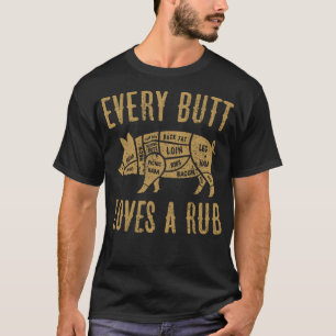 Camiseta A Cada Butt Le Encanta Un Buen Rubio Gracioso Cerd
