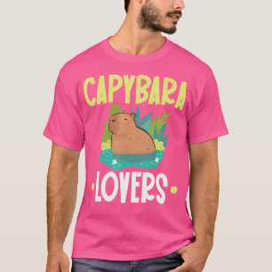 Camiseta A Capybara le encantan las divertidas Chicas mujer