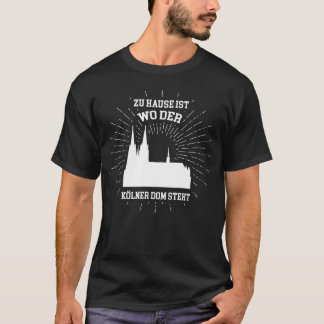 Camiseta A casa es donde está la catedral de Colonia