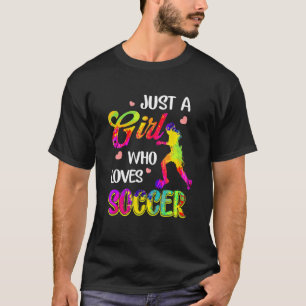 Camiseta A Chica le encanta pintar las acuarelas del fútbol