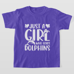 Camiseta A chica le encantan los delfines