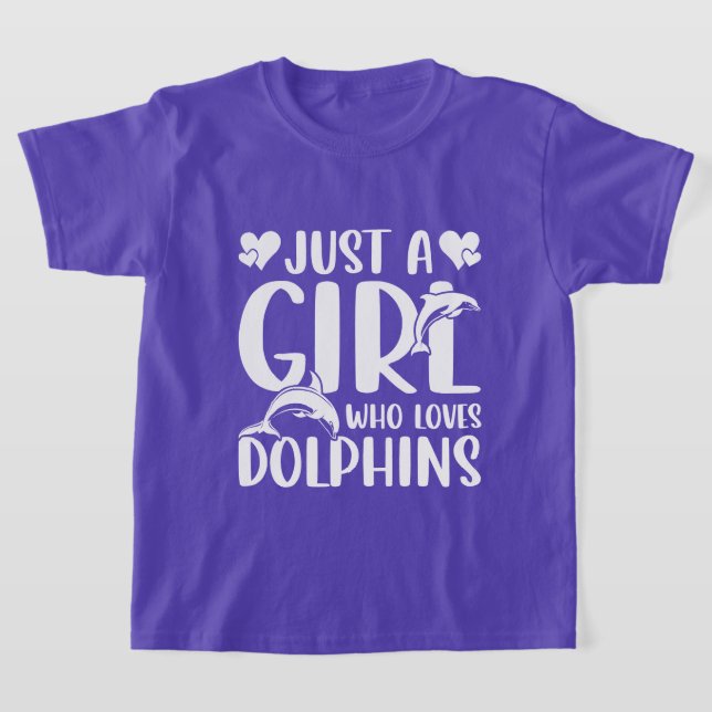 Camiseta A chica le encantan los delfines (Distribución)