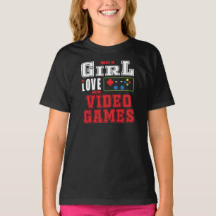 Camiseta A chica le encantan los videojuegos