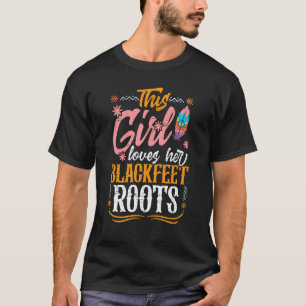 Camiseta A chica le encantan sus patas nativas de la India 
