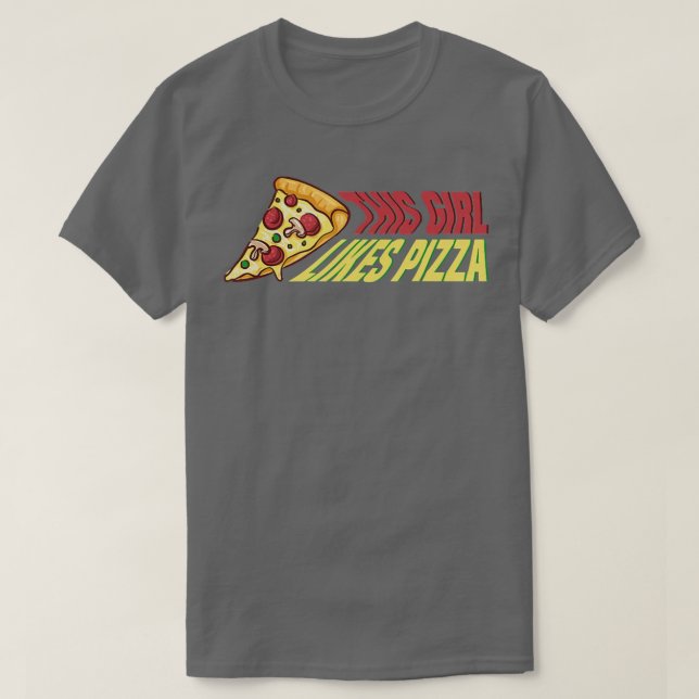 Camiseta A chica Le Gusta Pizza Hobby Pizza Chef Premium (Diseño del anverso)