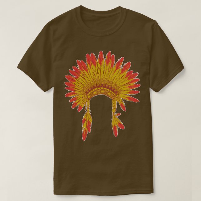 Camiseta A Chiefs Feather Headdress (Diseño del anverso)