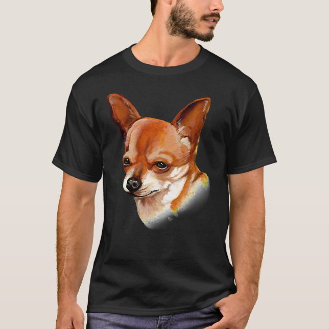 Camiseta A Chihuahua Dog le encanta estar con su pueblo (Anverso)