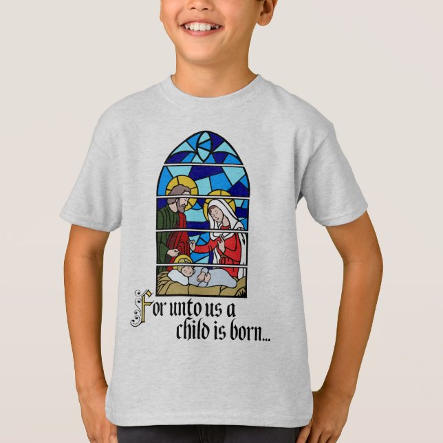 Camiseta A Child is born (Anverso)