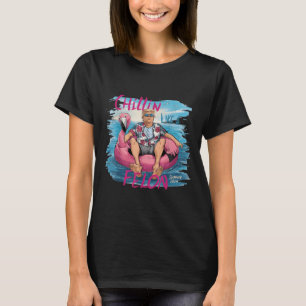 Camiseta A Chillin Le Gusta Un Divertido Trump Para Preside