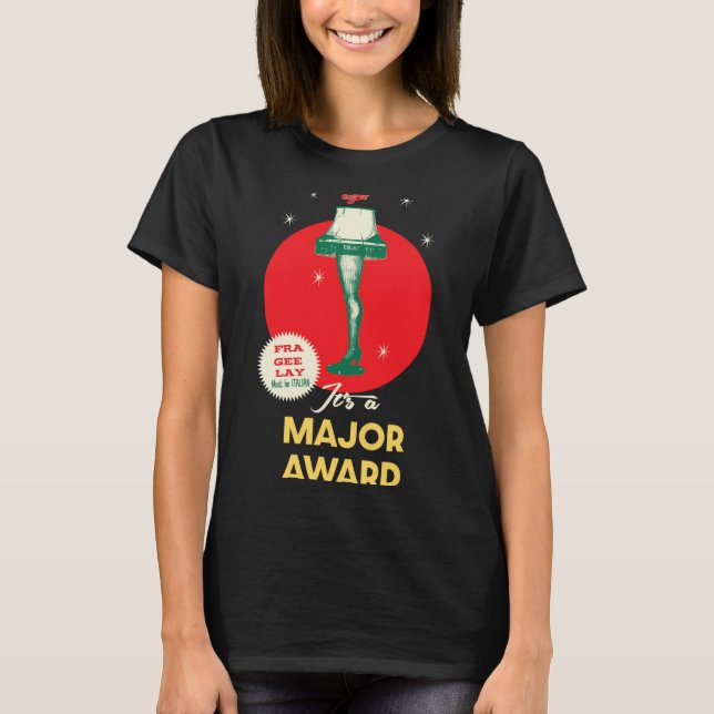 Camiseta A Christmas Story Leg Lamp Major Award  (Anverso)