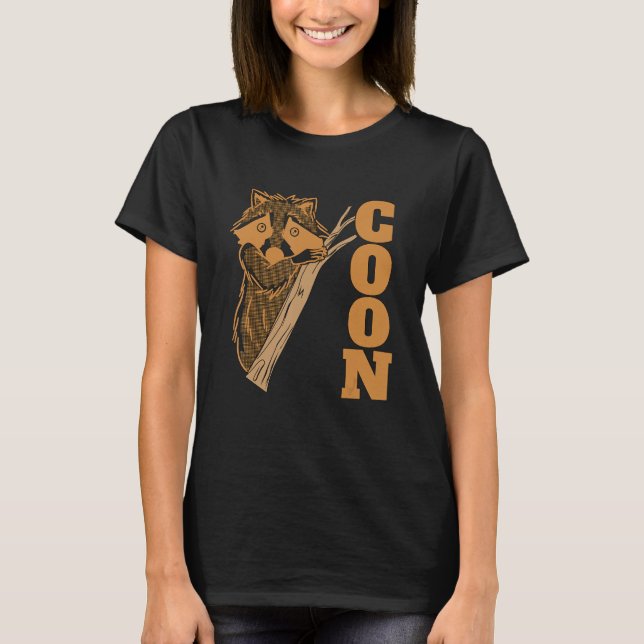 Camiseta A Coon le encanta cazar a Coon Hunter Coonhound Ra (Anverso)