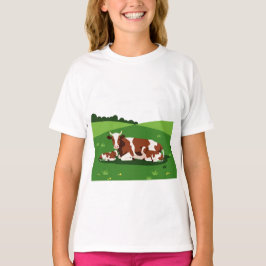 Camiseta A cow and two calves