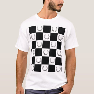 Camiseta a cuadros del logotipo del cártel