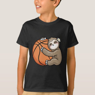 Camiseta A Cute Chica le encanta el baloncesto en eslovaco