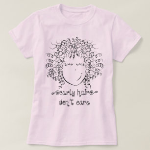 Camiseta A CUTE Curly Hair no le importa