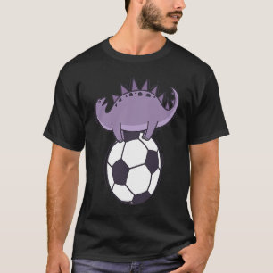 Camiseta A Dino le encanta el Soccer Dinosaur Reptile