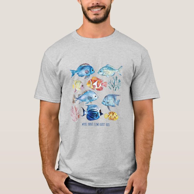 Camiseta A dónde va el flujo de energía (Anverso)