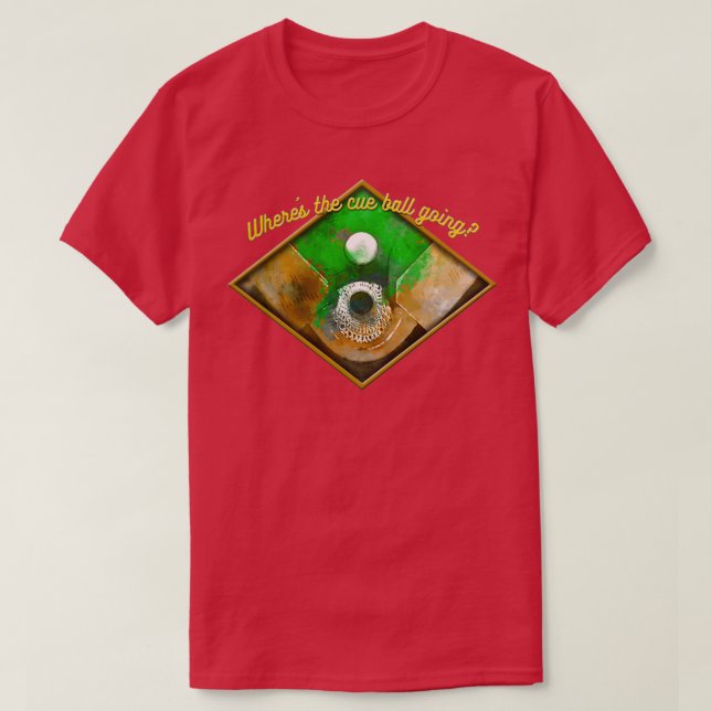 Camiseta ¿A dónde va la pelota de apoyo? (Diseño del anverso)