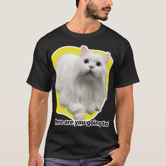 Camiseta ¿A dónde vas? (Anverso)