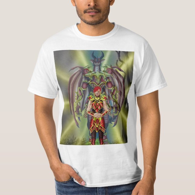 Camiseta A Dracthyr and  her hidden true self (Anverso)