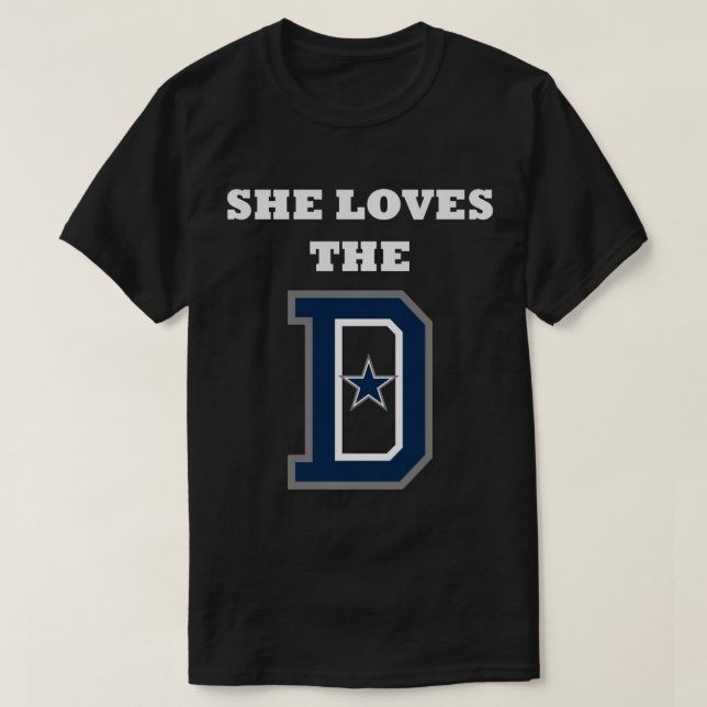 Camiseta A ella le encanta la sudadera D (Diseño del anverso)