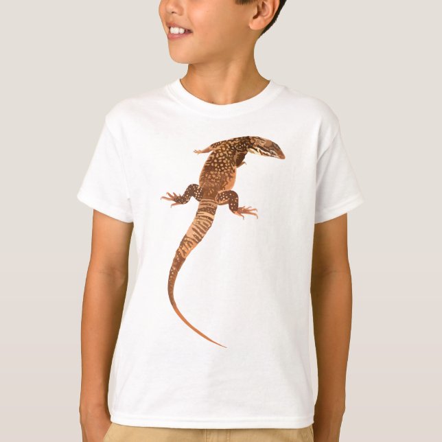 Camiseta A es para Ackies Monitor Lizard (Anverso)