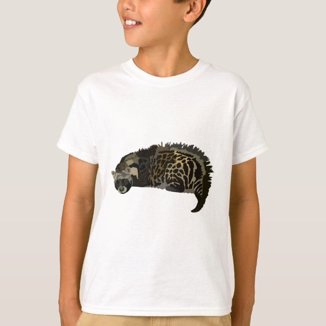 Camiseta A es para African Civet (Anverso)