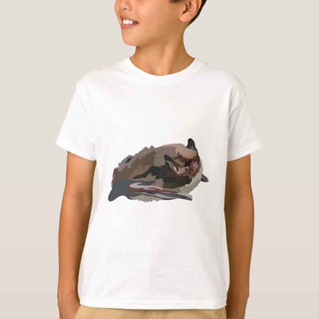 Camiseta A es para Alcathoe Bat (Anverso)