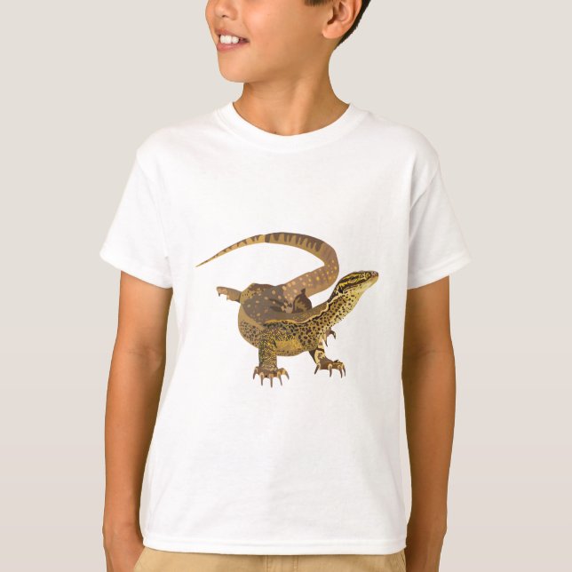 Camiseta A es para Argus Monitor Lizard (Anverso)