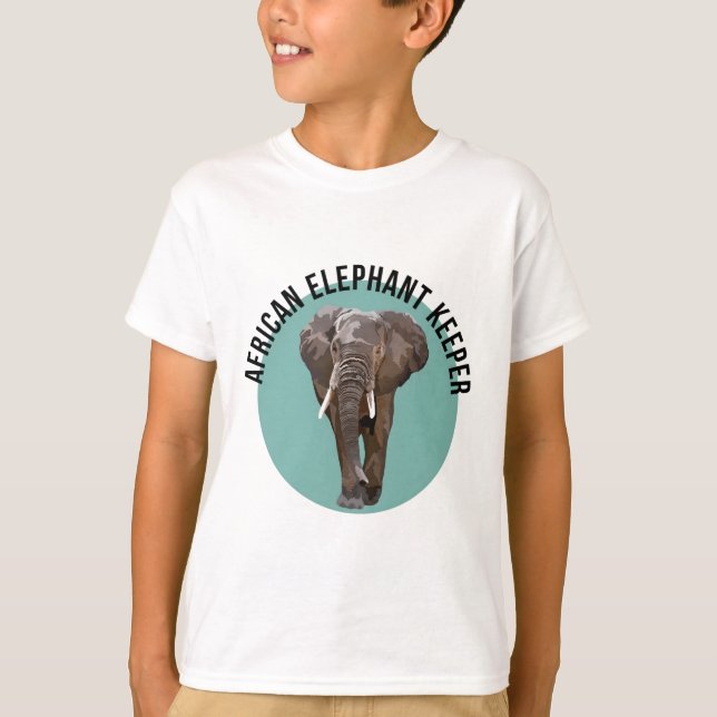 Camiseta A es para el elefante africano (Anverso)