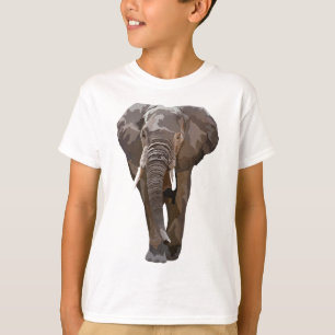 Camiseta A es para el elefante africano