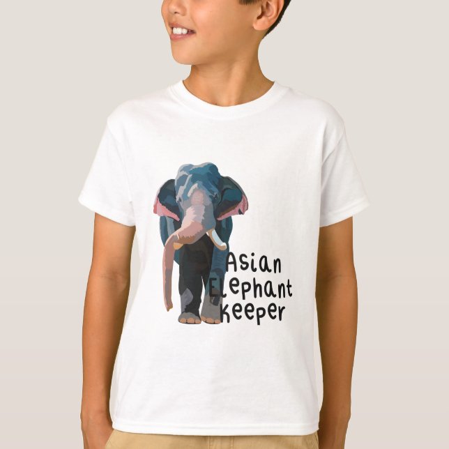 Camiseta A es para el elefante asiático (Anverso)