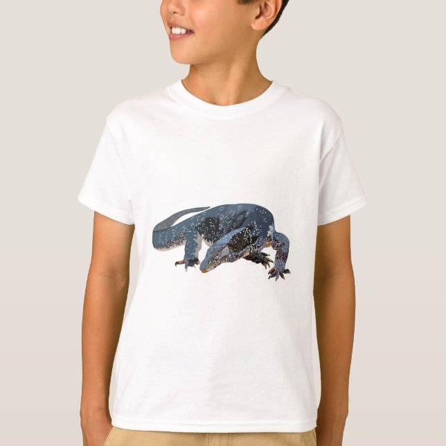 Camiseta A es para Lizard de Monitor de Agua Asiático (Anverso)