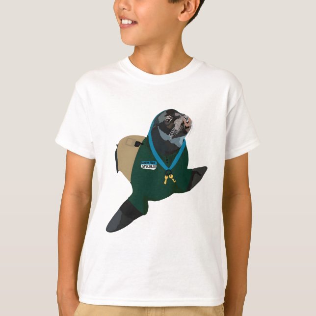Camiseta A es para los animales como Zookeepers (Anverso)
