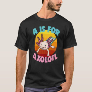 Camiseta A Es Para Mujeres Axolotl Pescado Mexicano 10