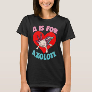 Camiseta A Es Para Mujeres Axolotl Pescado Mexicano 4