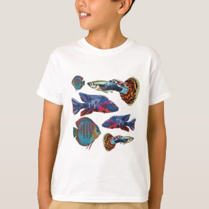 Camiseta A es para peces acuarios
