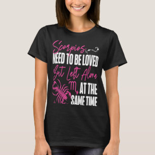 Camiseta A Escorpio Zodiac Le Encantaba, Pero Se Fue Solo E