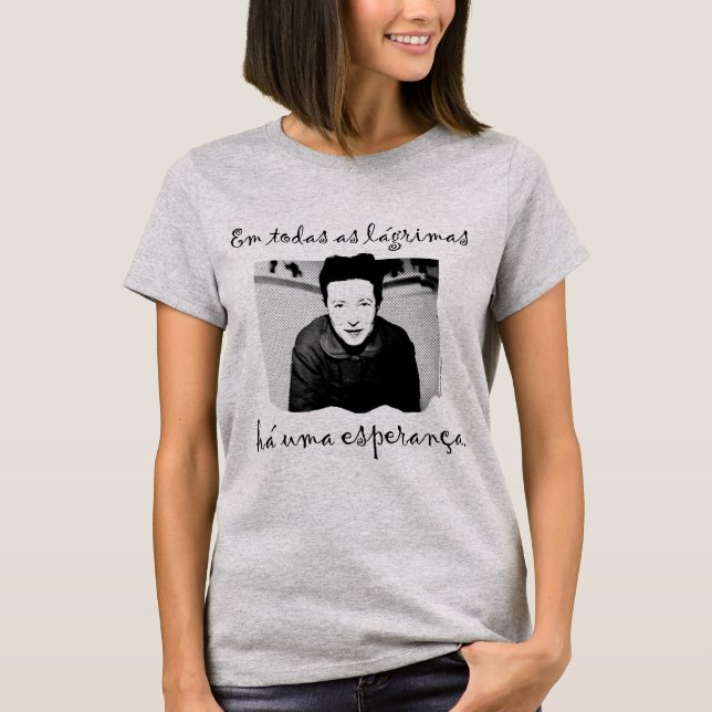 Camiseta A Esperança de Simone de Beauvoir (Anverso)